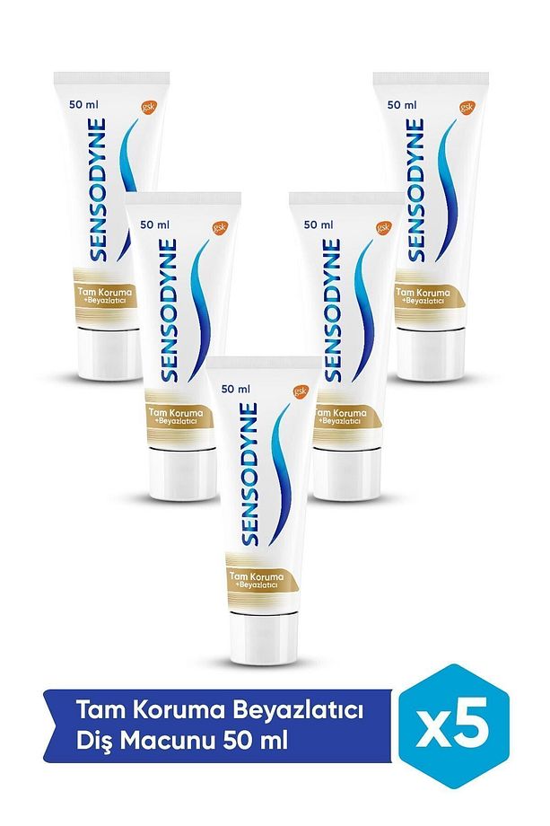 Tam Koruma Beyazlatıcı Diş Macunu 50 Ml. 5'li Set - 1