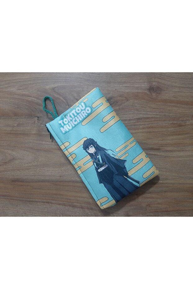 Demon Slayer - Tokitou Muichiro Patterned Pen Holder - Wallet