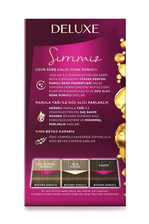 Deluxe 6-0 Koyu Kumral X 2 Adet Saç Boyası - 4