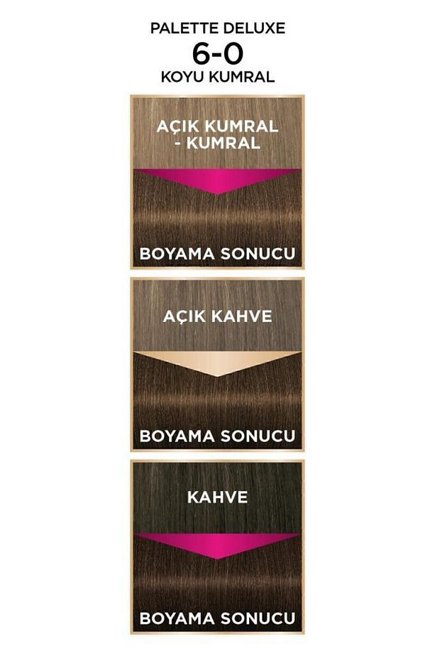 Deluxe 6-0 Koyu Kumral X 2 Adet Saç Boyası - 5