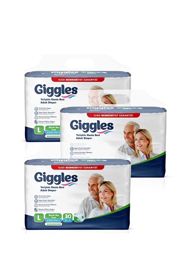 Yetişkin Bel Bantlı Hasta Bezi Large 90 Adet - 2