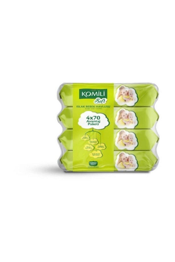 Soft Islak Havlu 70 Yaprak 4'lü Paket - 1