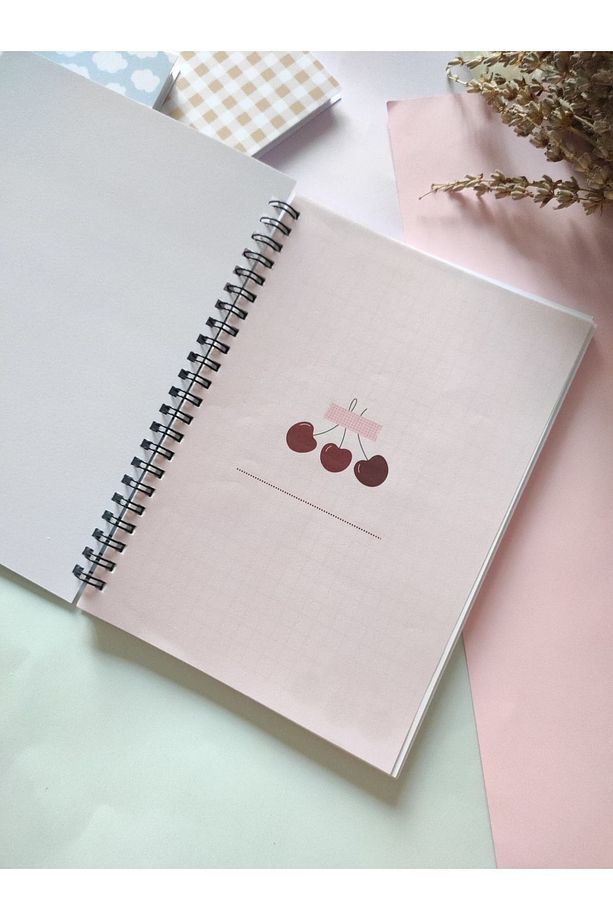 Kiraz Notepad A5 - Memopad, Bloknot, Defter, Not Kağıdı - 2
