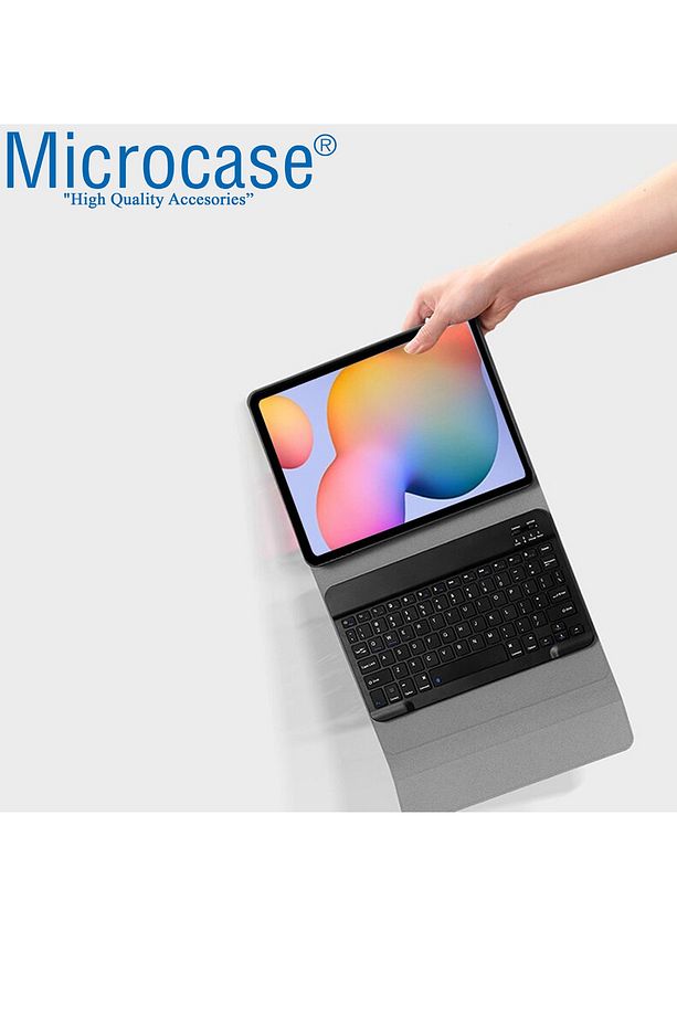 Samsung Galaxy Tab S6 Lite P610 10.4 Inch Tablet Bluetooth Klavyeli Standlı Kılıf - Bkk1 - 5