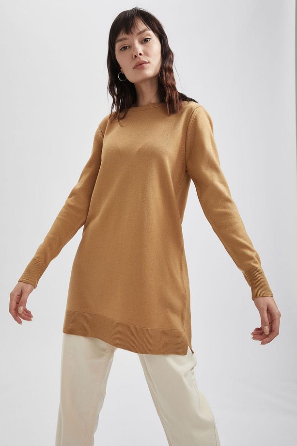 Basic Ekstra Yumuşak Triko Tunik - 1