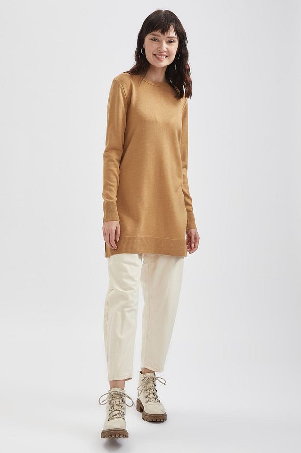 Basic Ekstra Yumuşak Triko Tunik - 5