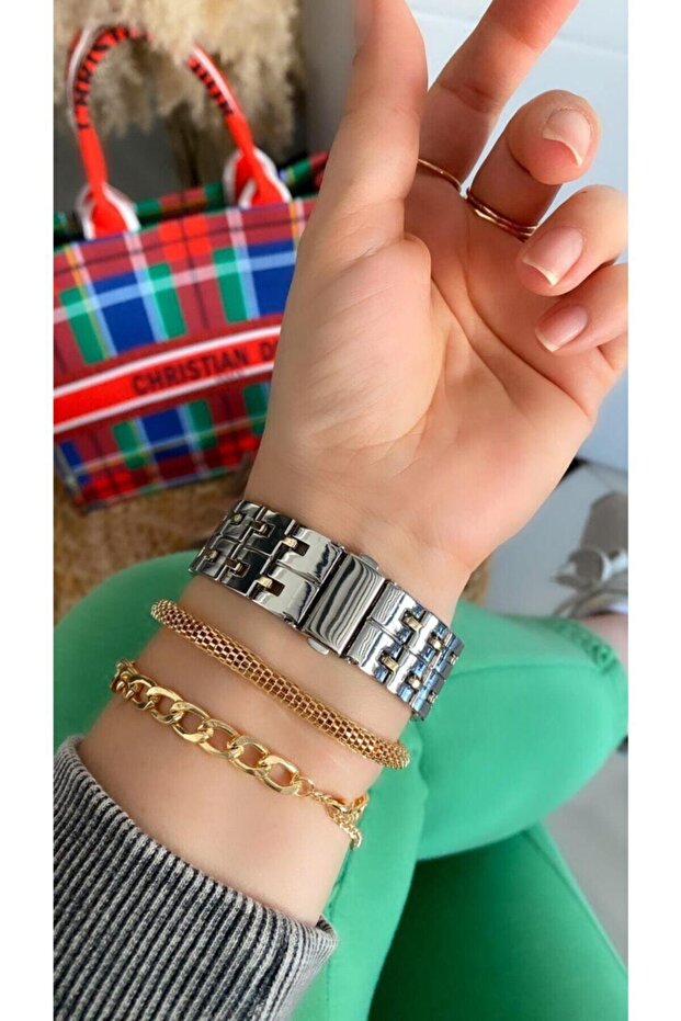 Çelik Analog Rolex Model Kol Saati - 5