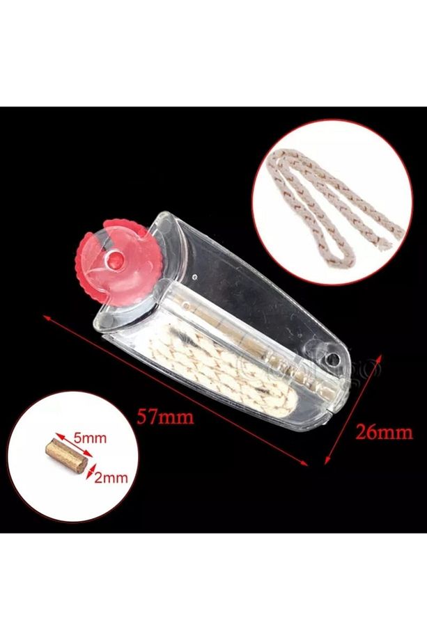 Zippo Çakmak Uyumlu Karbon Çakmak Taşı 40 Taş 1 Fitil - 3