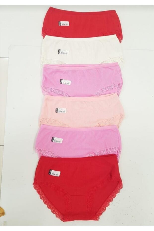 Women's Multicolored Camisole Bato 6 Pack Panties