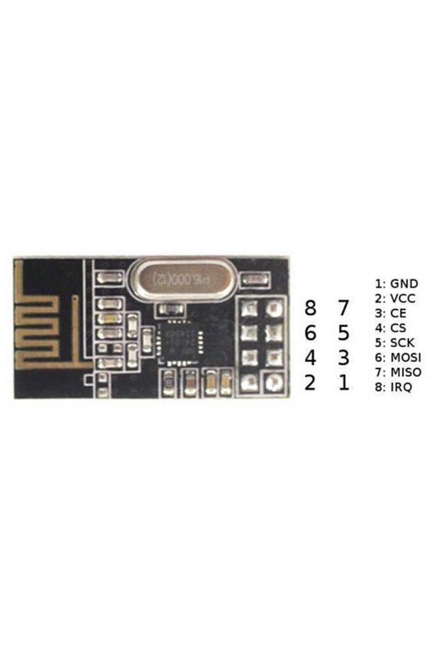 Arduino Nrf24l01 2.4ghz Wireless Kablosuz Haberleşme Modülü - 4