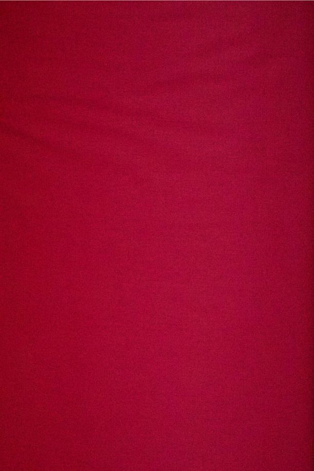 Poplin Kumaş Kırmızı %100 Pamuk Süper Lüks Akfil (1 METRE) - 2