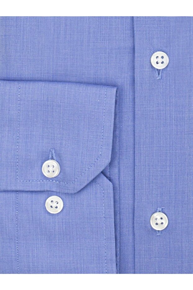 Mavi Non-ıron Regular Fit Gömlek - 3