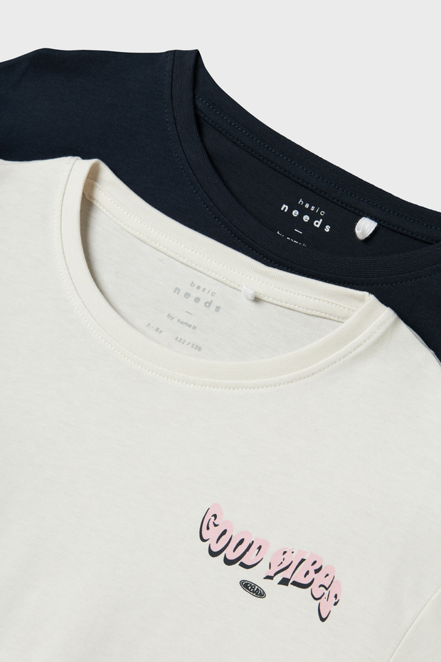 Mädchen T-Shirt Beige - 5