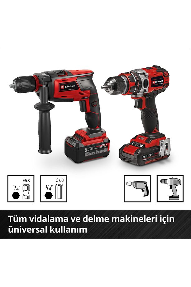 S-CASE 10 parçalı duvar matkap ucu seti - 8