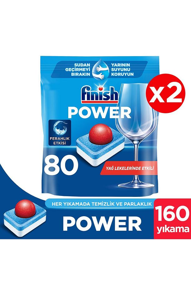 Hepsi Bir Arada Bulaşık Makinesi Deterjanı Kapsül Tablet 160 Adet (80 X 2'Lİ) - 1