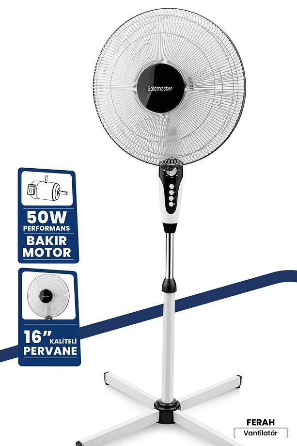 Turboflow Ayaklı Vantilatör GM-7959 - 1
