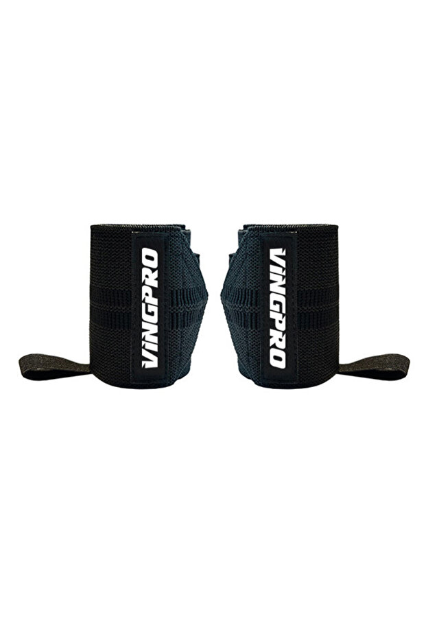 Pro WristWraps - واقي معصم أسود مكون من قطعتين - 1