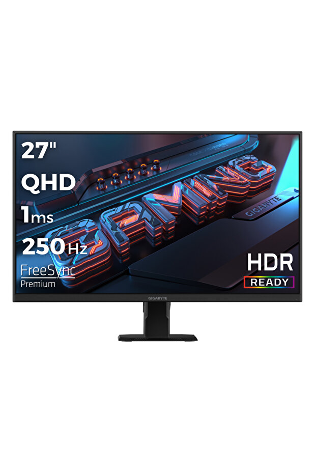 GS27Q X 27 2560x1440 250Hz (OC) 1ms HDMI DP FreeSync Premium IPS Gaming Monitör - 1