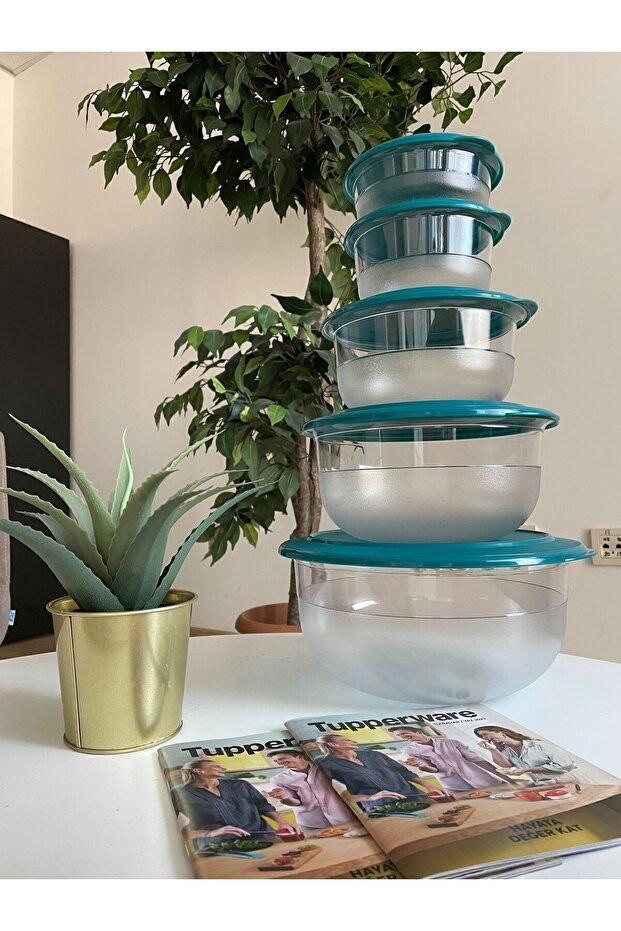 Kristalin 5li Saklama Ve Servis Kabı - 2