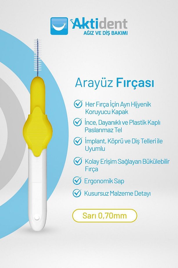 Arayüz Fırça Seti 4'lü Sarı - 2