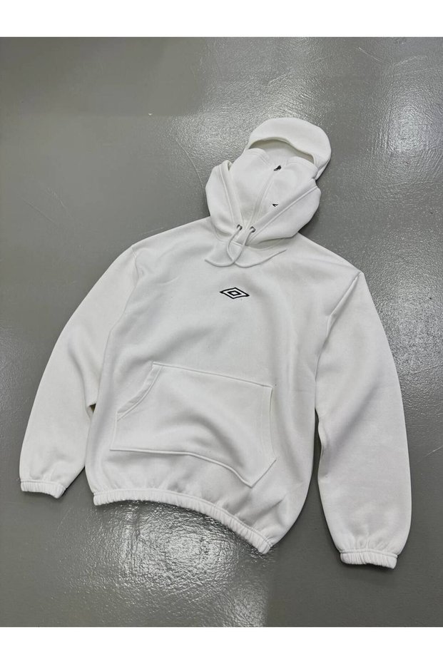 Unisex Snow Mask Hooded Oversize Sweatshirt