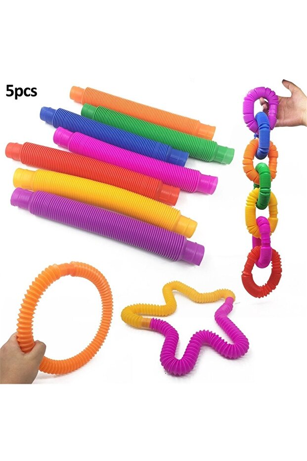 Pop Tube (7 Pieces Pop Tubes Game Pipes)