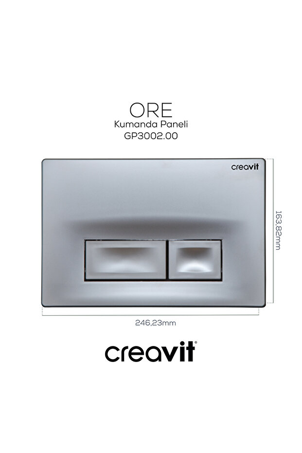 Ore Mat Gri Boyalı Kumanda Paneli - 2