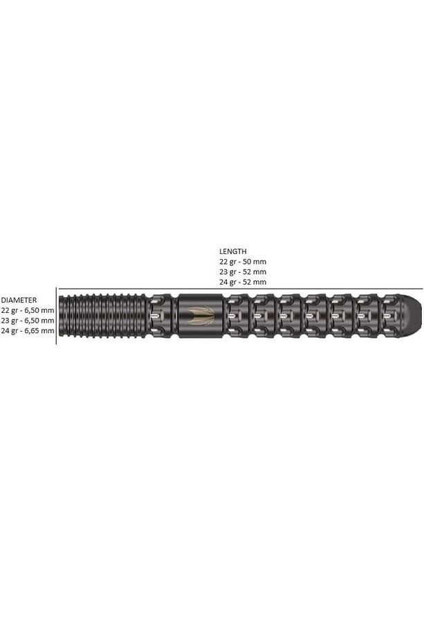 Luke Litter G1 % 90 Tungsten SP Çelik Uçlu Dart Oku - 3