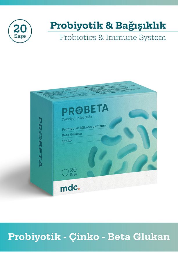 Probeta 20 Saşe (BETA GLUKAN, ÇİNKO, PROBİYOTİK MİKROORGANİZMA) - 1