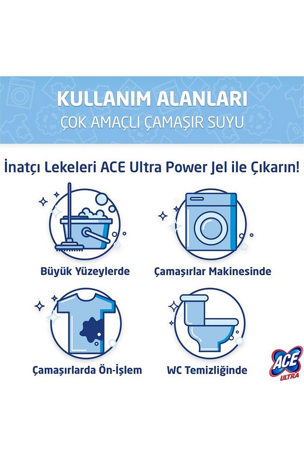 Ultra Power Jel Kıvamlı Limon Tazeliği Çamaşır Suyu /50 M X 6 Adet - 4