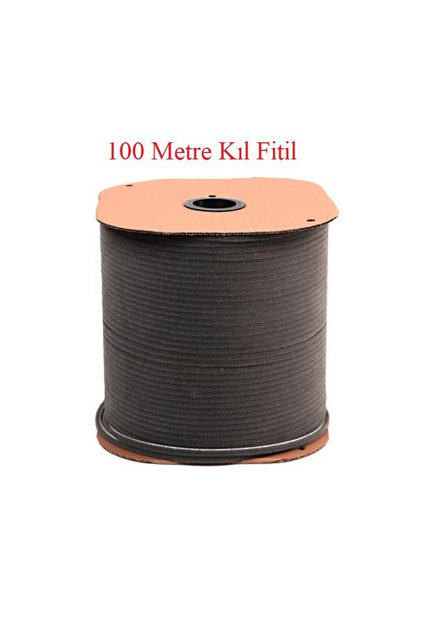 Sürme Sürgülü Sineklik ve Cam Balkon Kıl Fitil 100 Metre ( Taban 6,7 x Yükseklik 7 mm ) - 1