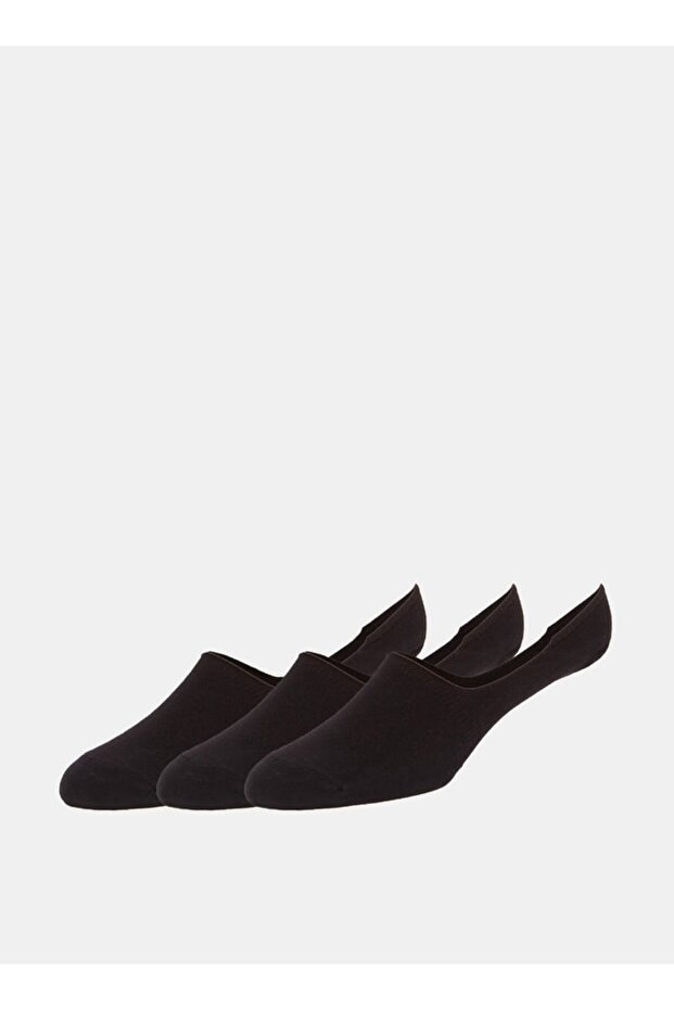 جوارب Shoemart الصلبة غير الظاهرة مع مطاط - مجموعة من 3 قطع