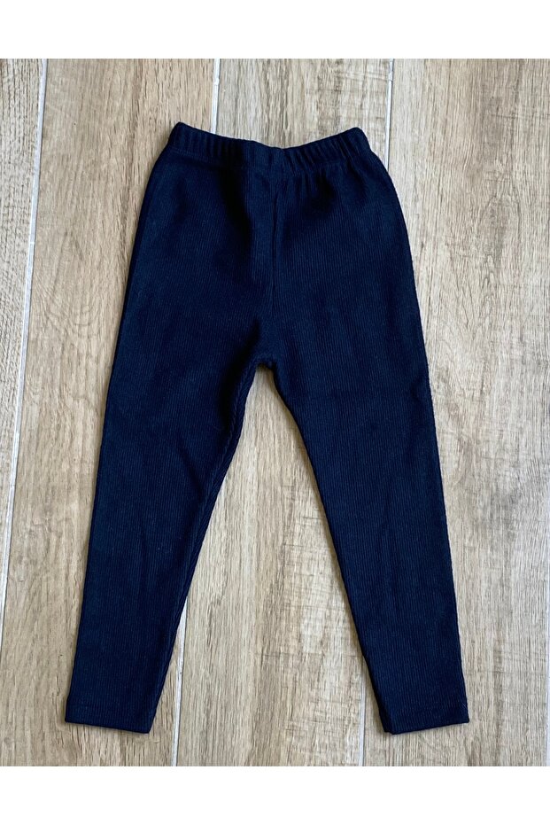 Children's Navy Blue Winter School Tights with Inner Lining