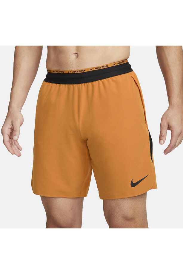 Pro Dri-Fit Flex Rep 3.0 Unlined Training Turuncu Erkek Şort - 1
