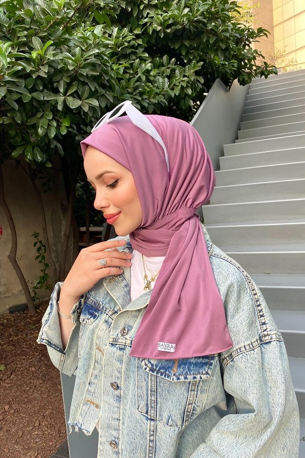 Shawl Women's Dried Rose Sandy Fabric Ready Shawl Syr005