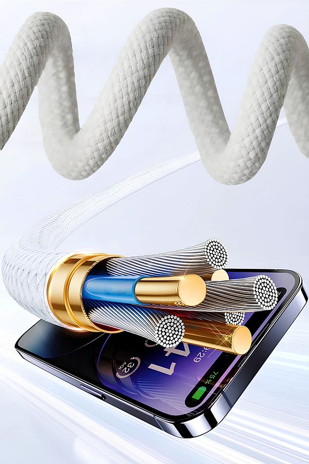 iPhone Samsung Macbook Uyumlu Type-c To Type-c PD 60w Hızlı Şarj Kablosu iPhone 15 Şarj Kablosu - 5