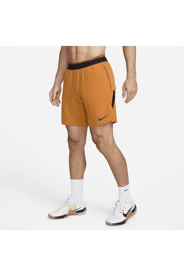Pro Dri-Fit Flex Rep 3.0 Unlined Training Turuncu Erkek Şort - 2