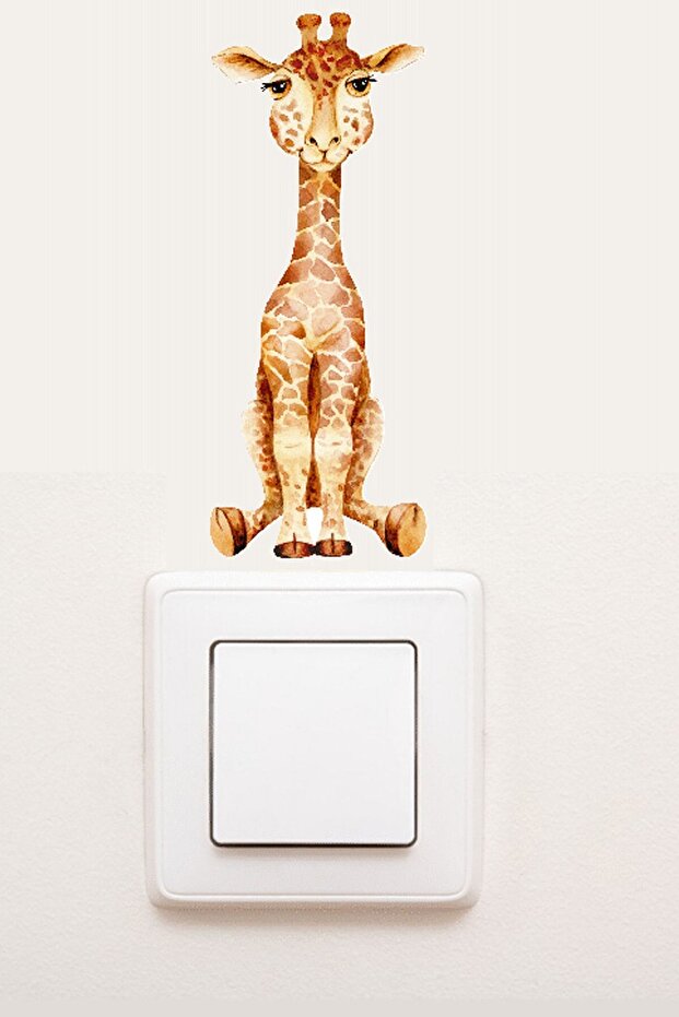 ملصق مقبس لطيف - زرافة محيرة - 1