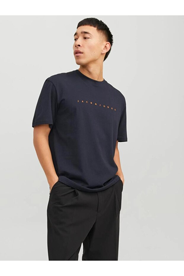 JACK&JONES12234746 ON JACK&JONES WRITTEN 0 COLLAR SHORT SLEEVE TSH