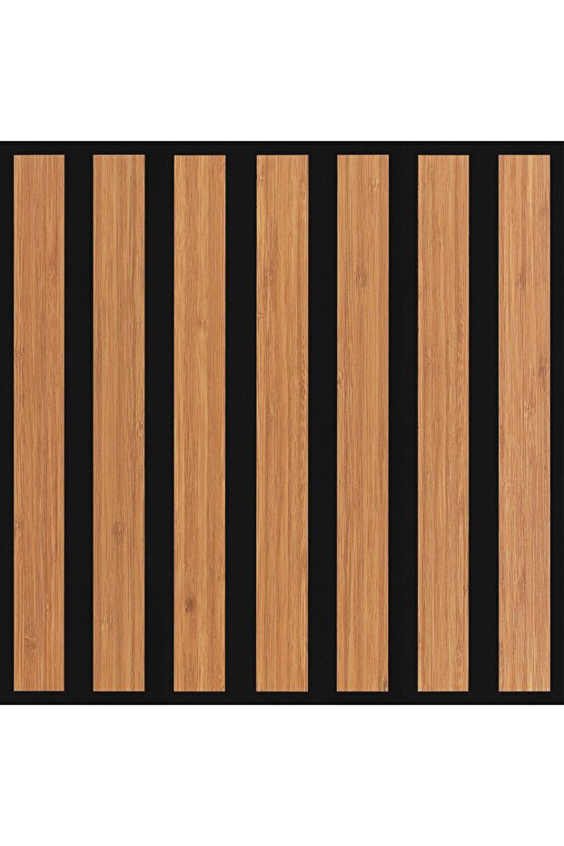 WİNPANEL Dekoratif Ahşap Duvar Paneli – BAMBU RENK ( 50X240CM). - 6