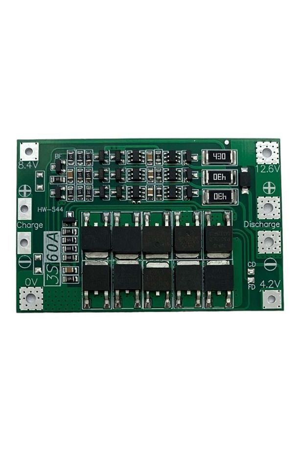 3S 60A BMS 18650 Lityum Pil Şarj Koruma Devresi - 1