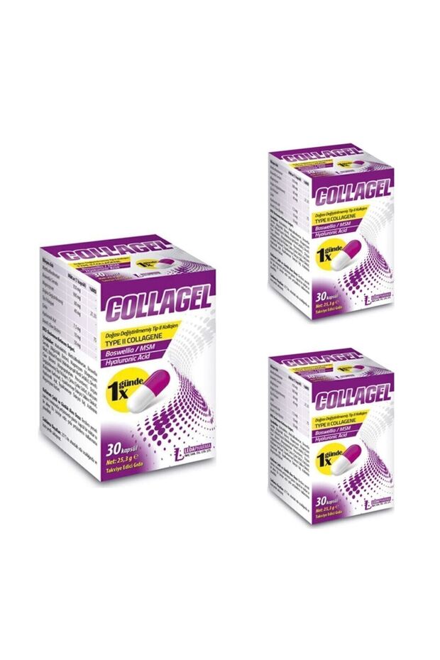 Collagel Kapsül D3 Vitamini Çinko 3adet - 1