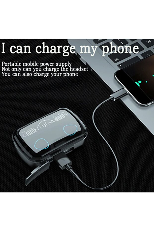 M10 Uyumlu Bluetooth Kulaklık - 1