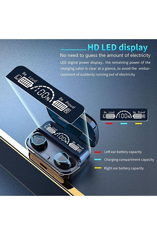 M10 Uyumlu Bluetooth Kulaklık - 5