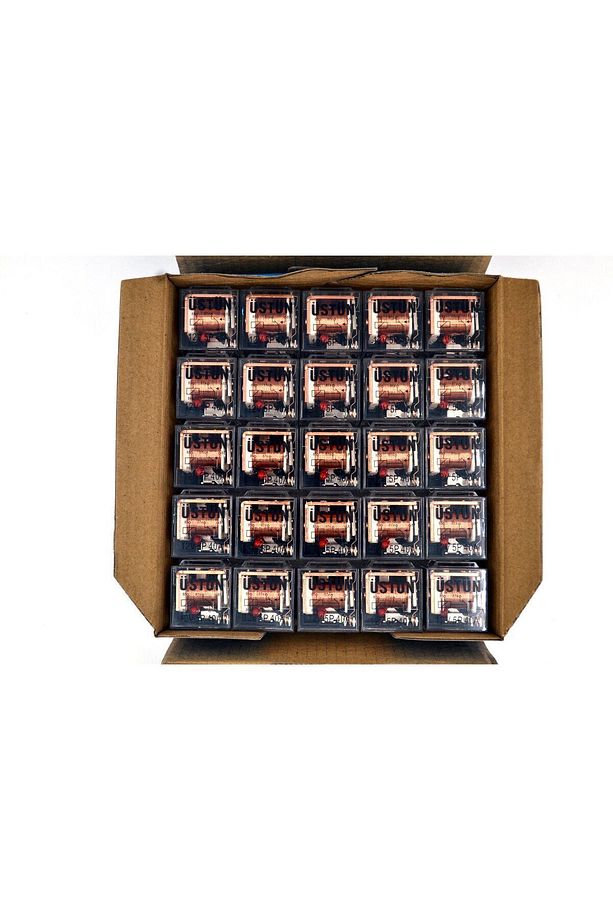 25 Adet Dirençli Mini Röle Şeffaf Uyumlu 12V 40A 87A 5 Fişli Kırmızı Ledli - 1