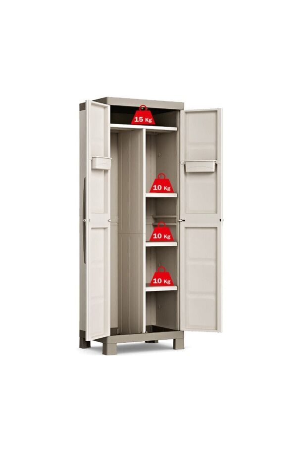 Fırçalıklı Plastik Dolap, Ayaklı Dolap - 2