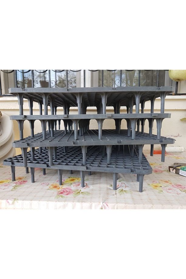 Kümes Taban Izgara En Kalın 1 M2 4 Adet 50×50 8 Cm Yükseklik Tavuk Güvercin - 2