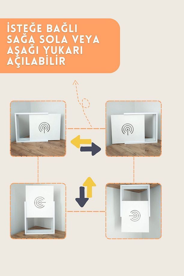 Hotspot Desenli Modem/sigorta Saklama Kutusu, 40cm X 33cm - 3