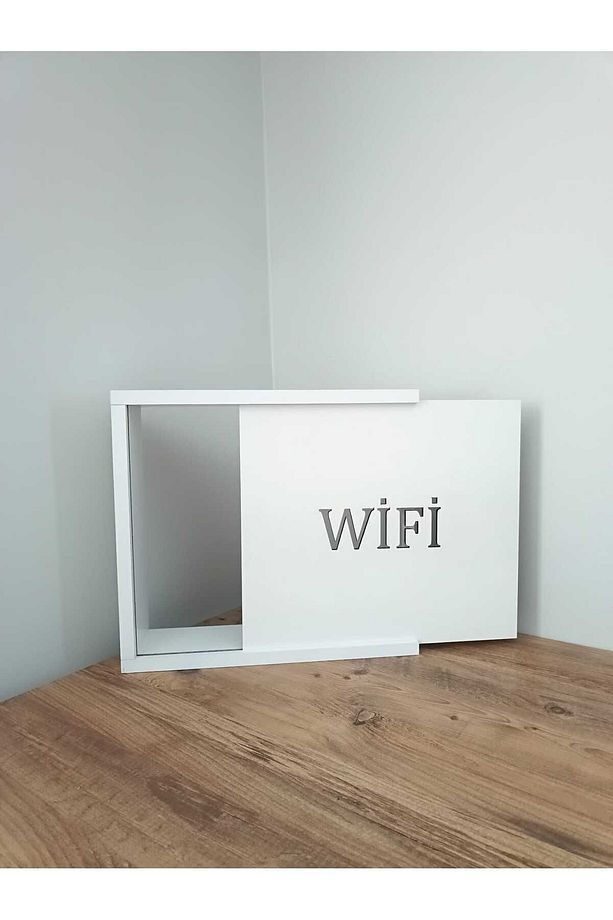 Wifi Yazı Desenli Modem/sigorta Saklama Kutusu, 40cm X 33cm - 6