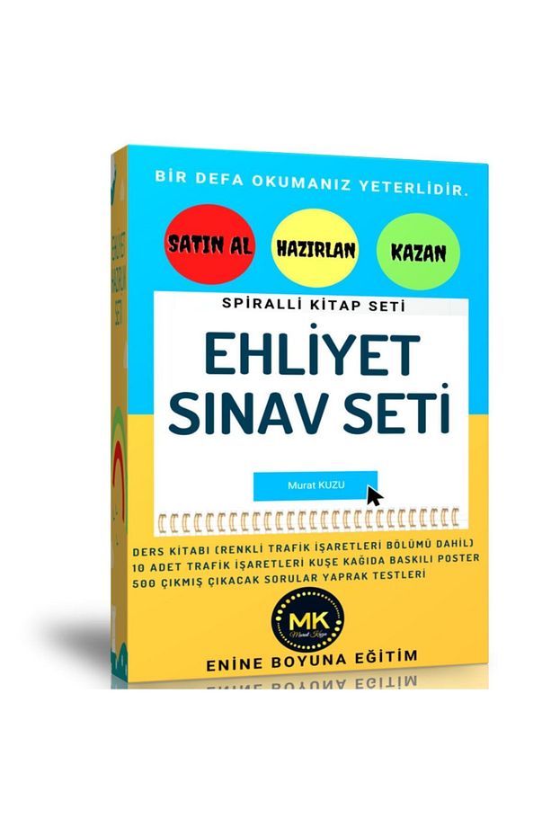 Ehliyet Sınav Seti (ehliyet Kitabı Ve Çıkacak Sorular) - 1
